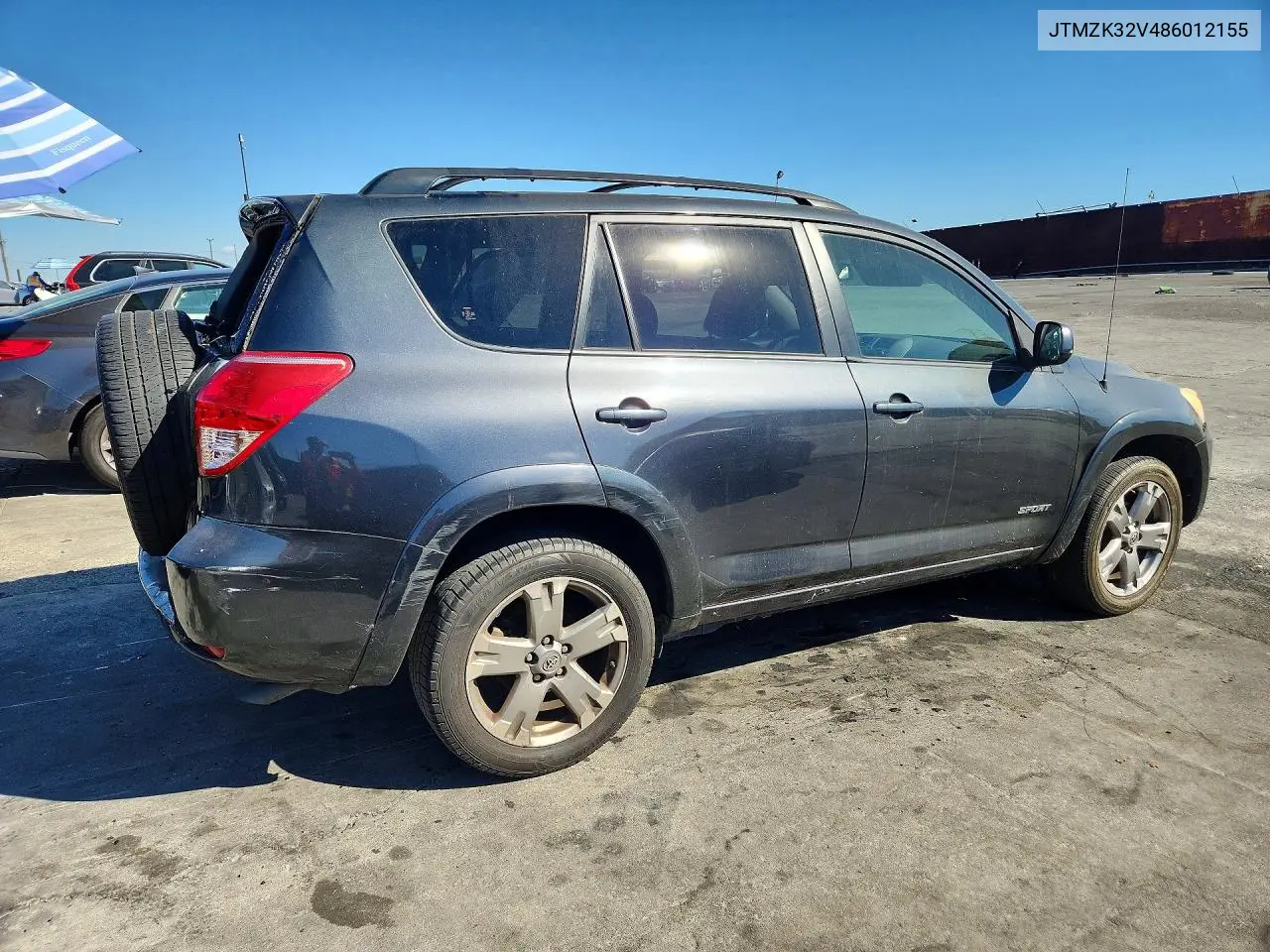 2008 TOYOTA RAV 4 VIN JTMZK32V486012155 — фото 3