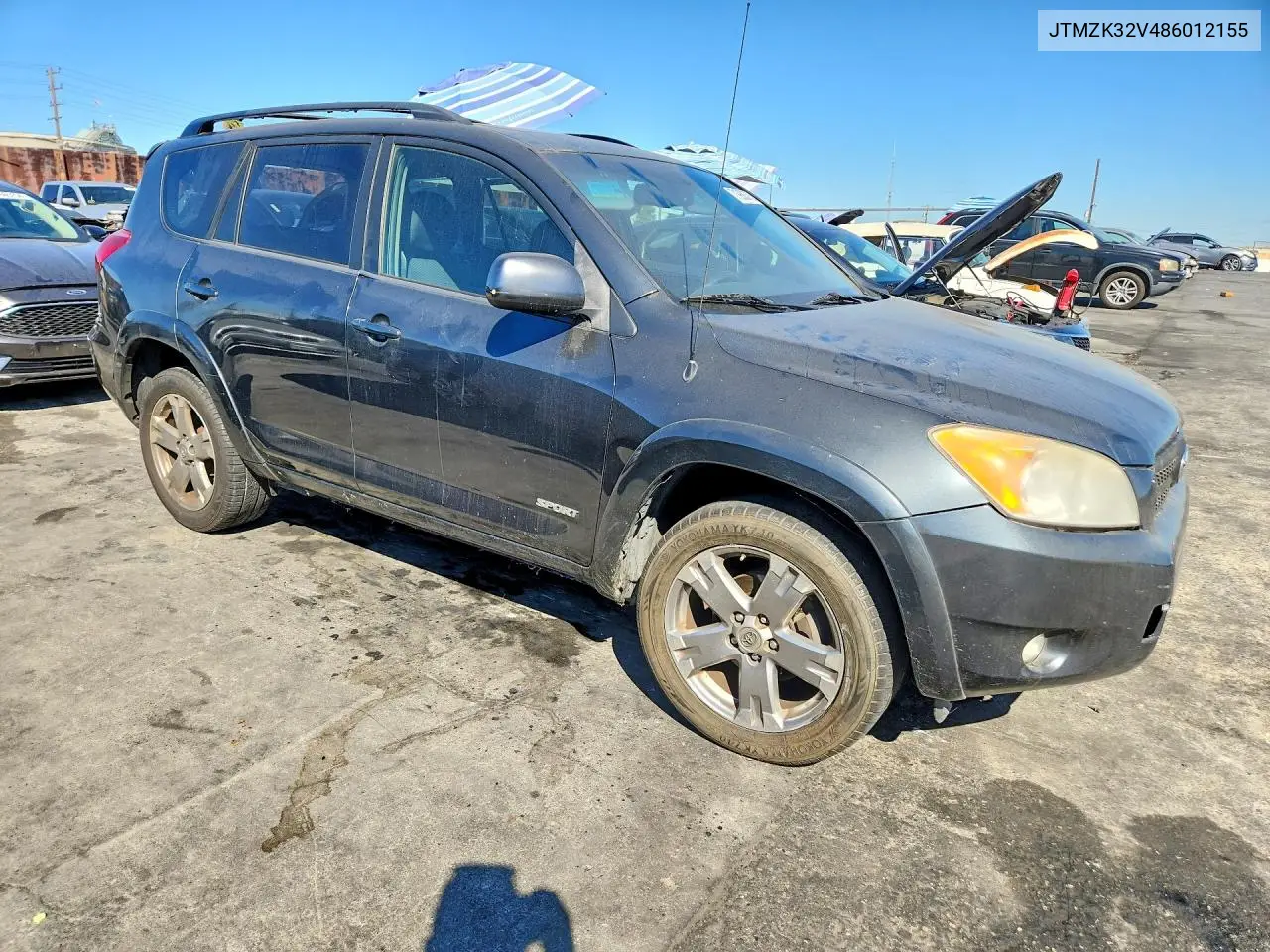 2008 TOYOTA RAV 4 VIN JTMZK32V486012155 — фото 4
