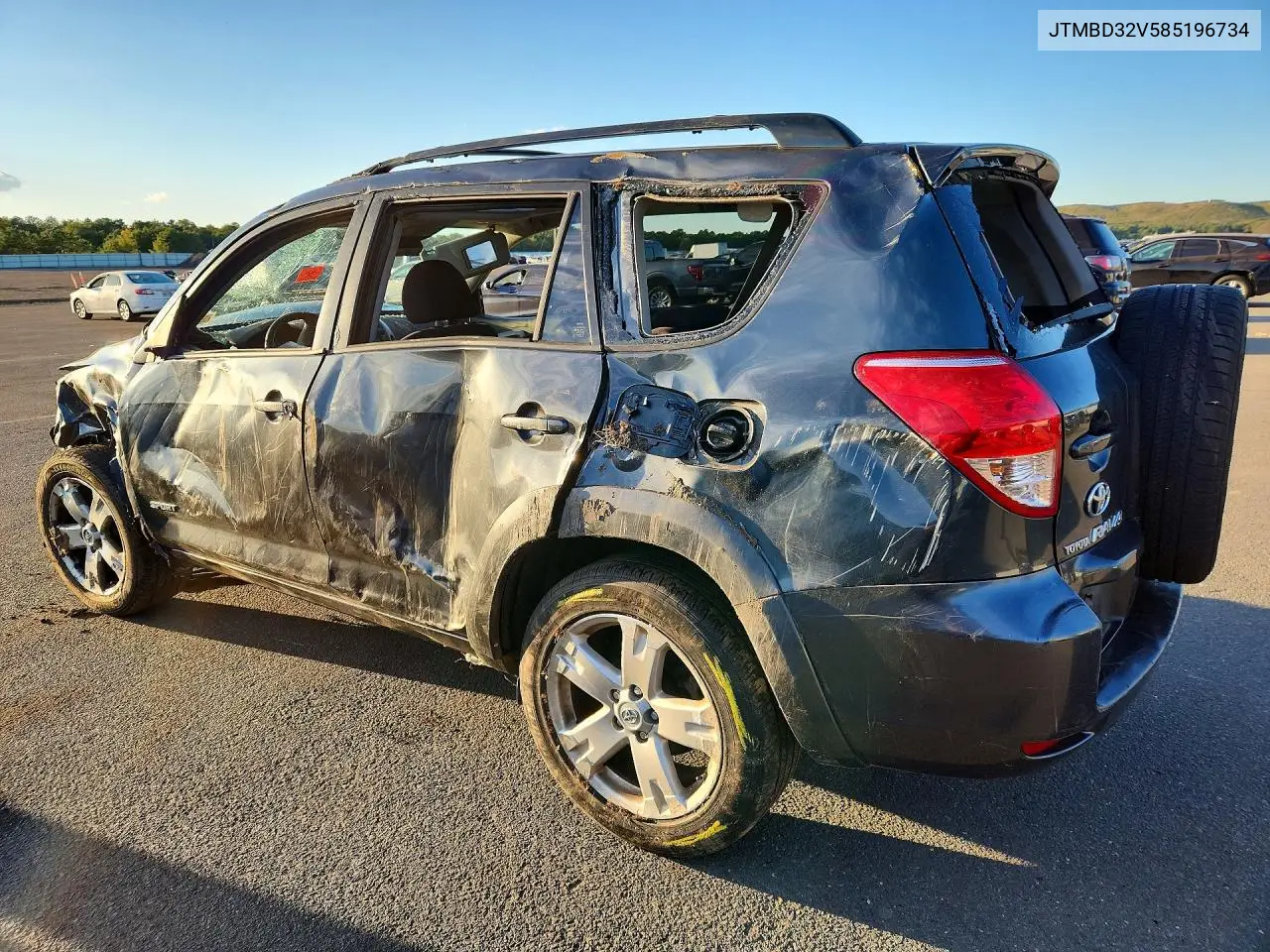 2008 TOYOTA RAV 4 VIN JTMBD32V585196734 — фото 2