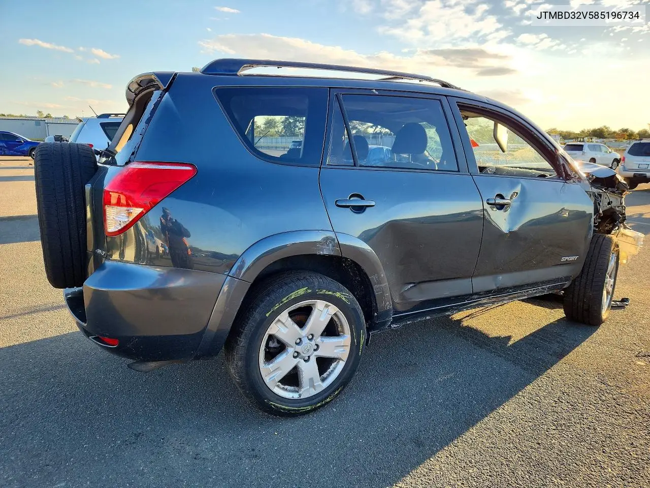 2008 TOYOTA RAV 4 VIN JTMBD32V585196734 — фото 3