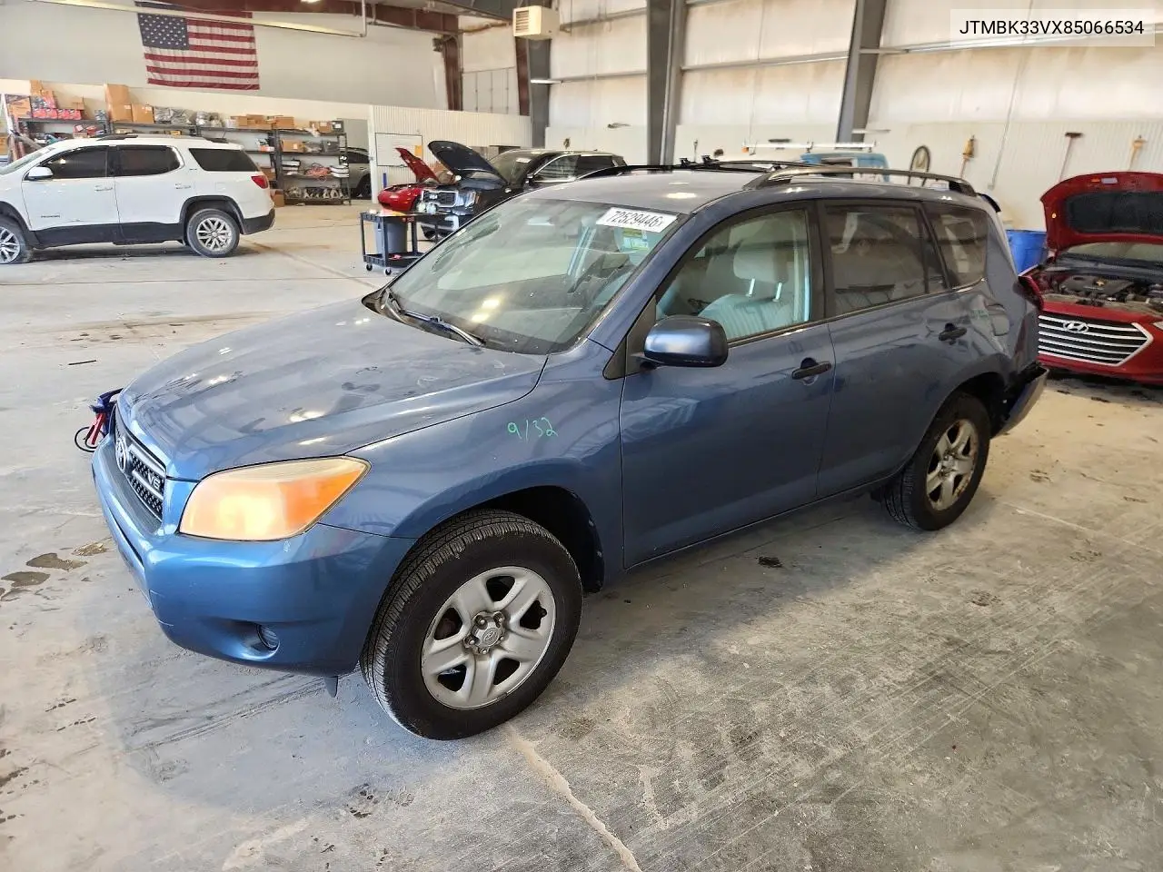 TOYOTA RAV 4 2008, VIN JTMBK33VX85066534
