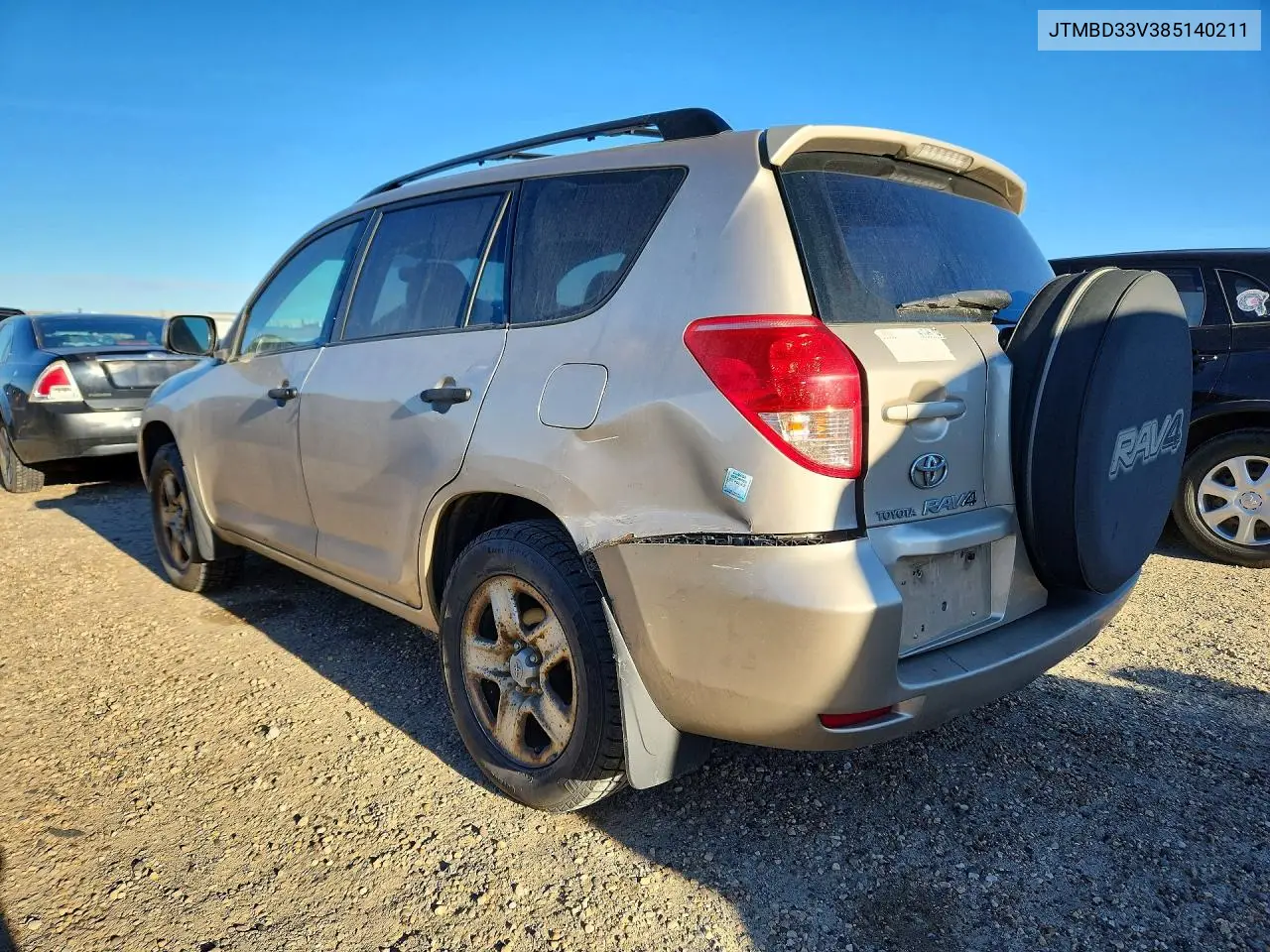 2008 TOYOTA RAV 4 VIN JTMBD33V385140211 — фото 2