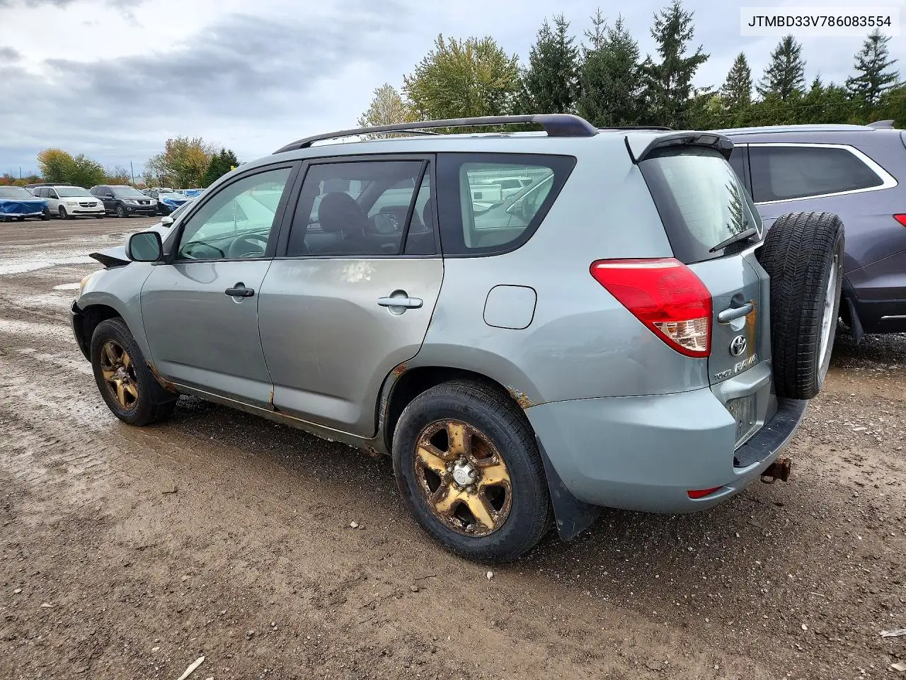 2008 TOYOTA RAV 4 VIN JTMBD33V786083554 — фото 2