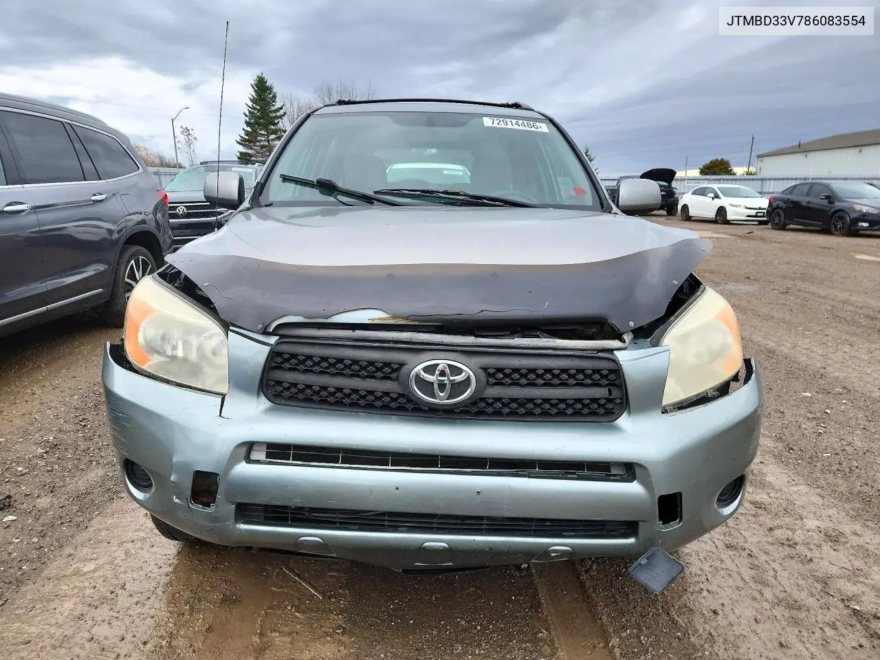 2008 TOYOTA RAV 4 VIN JTMBD33V786083554 — фото 5