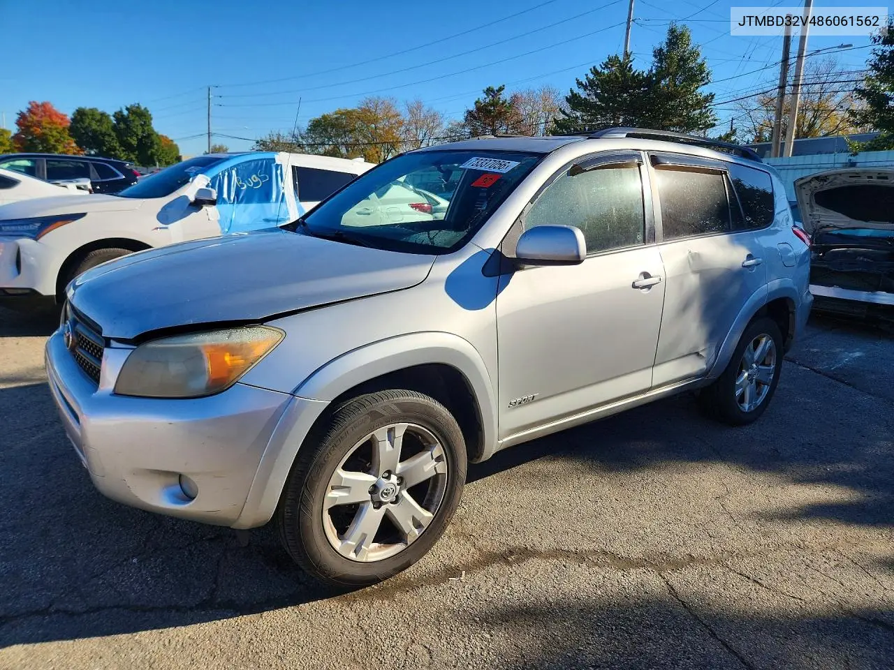 TOYOTA RAV 4 2008, VIN JTMBD32V486061562