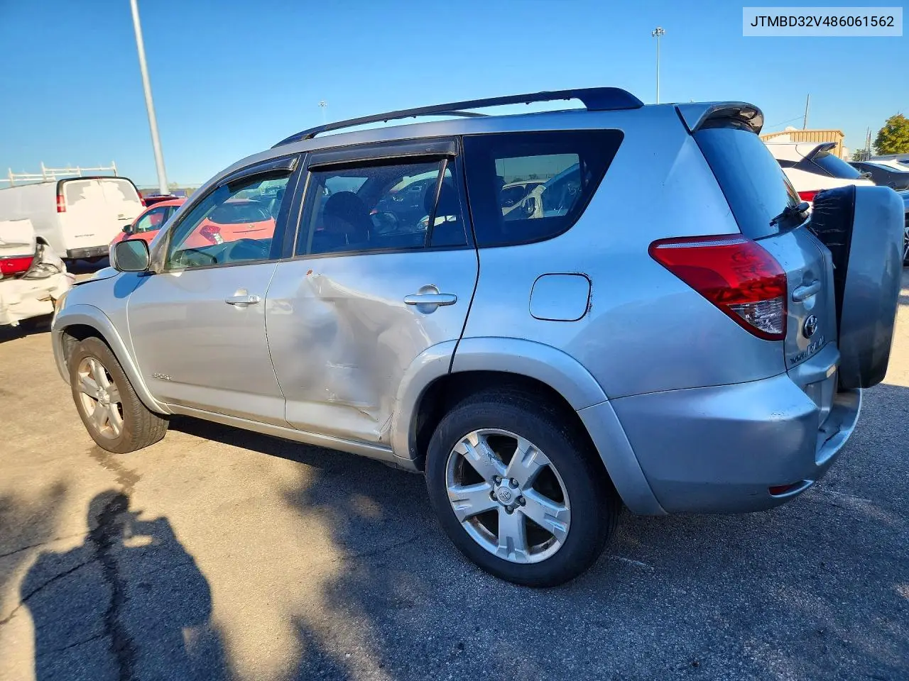 2008 TOYOTA RAV 4 VIN JTMBD32V486061562 — фото 2