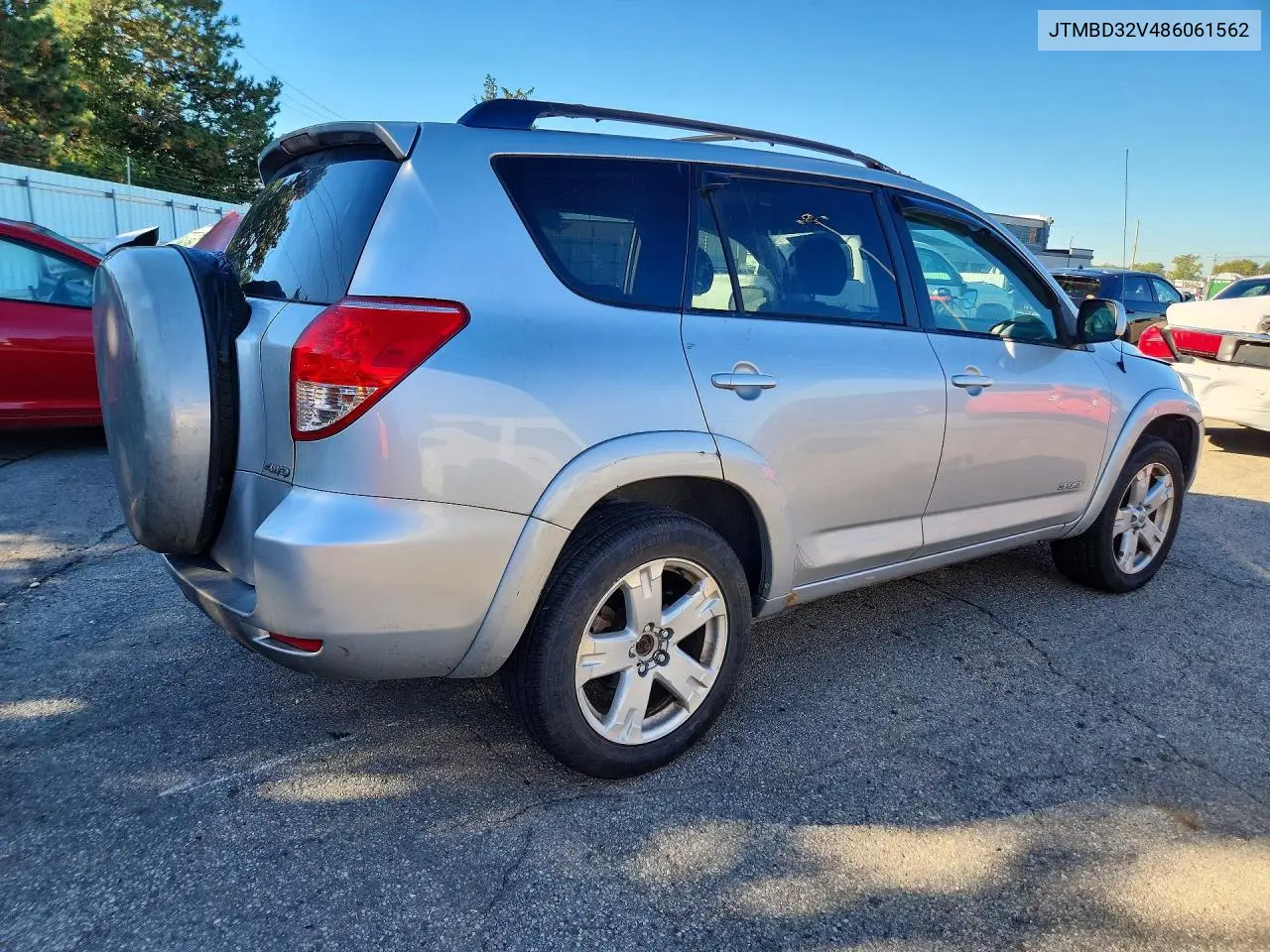 2008 TOYOTA RAV 4 VIN JTMBD32V486061562 — фото 3