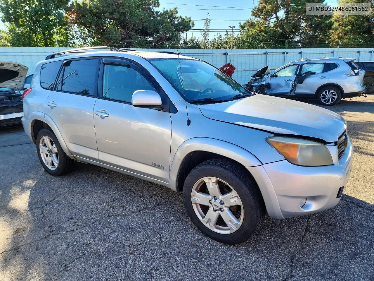 2008 TOYOTA RAV 4 VIN JTMBD32V486061562 — фото 4