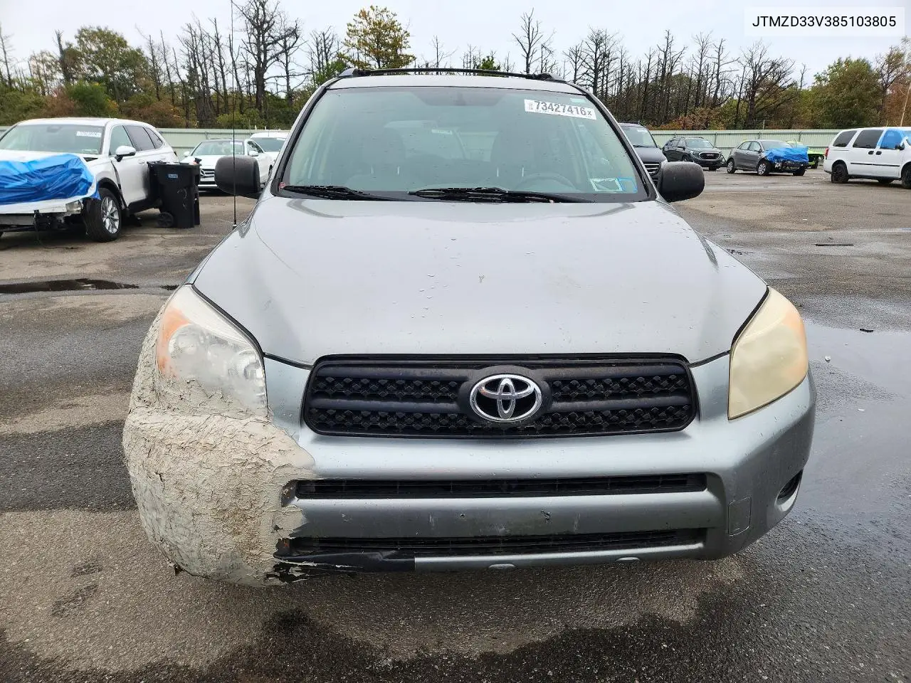 2008 TOYOTA RAV 4 VIN JTMZD33V385103805 — фото 5