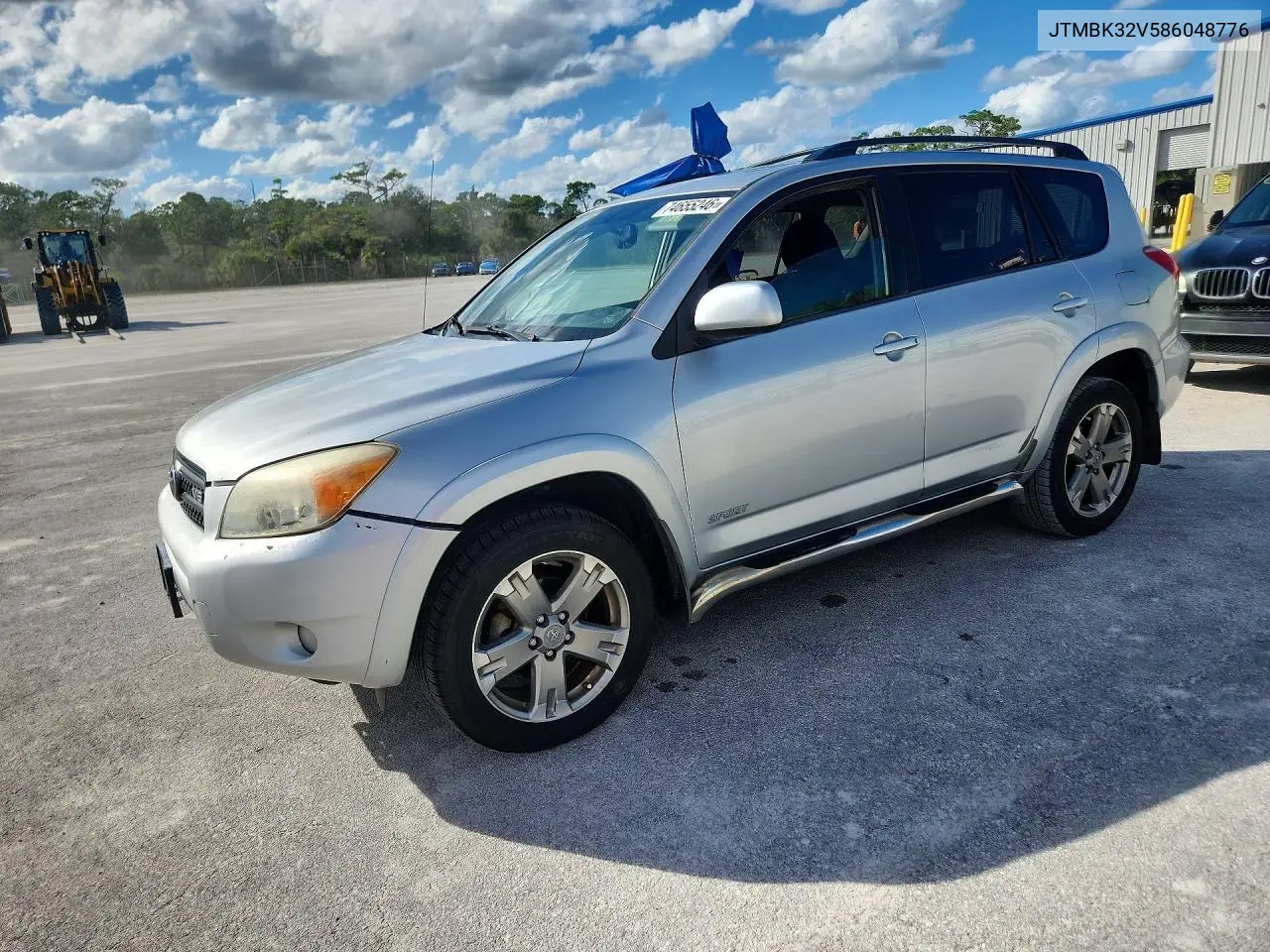 TOYOTA RAV 4 2008, VIN JTMBK32V586048776