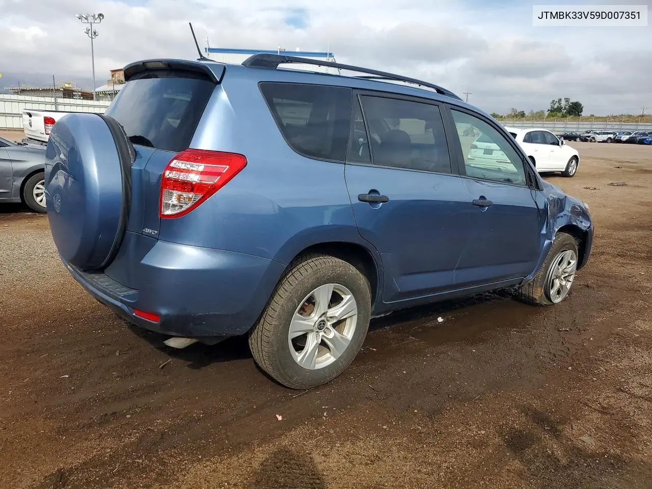 2009 TOYOTA RAV 4 VIN JTMBK33V59D007351 — фото 3