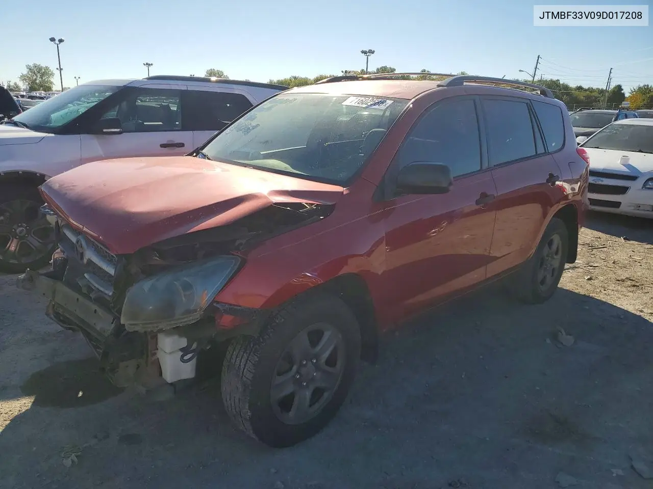 TOYOTA RAV 4 2009, VIN JTMBF33V09D017208
