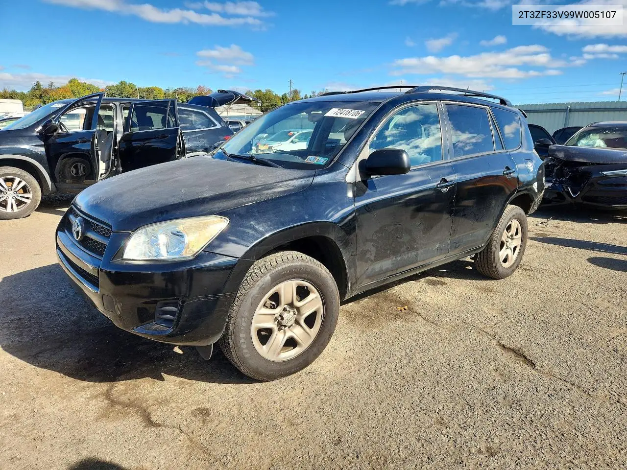 TOYOTA RAV 4 2009, VIN 2T3ZF33V99W005107