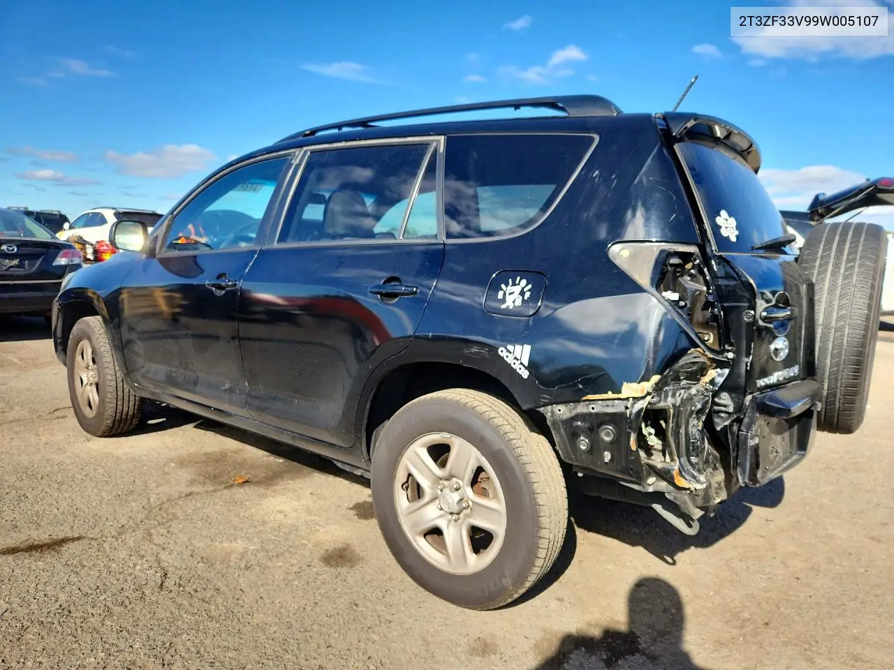 2009 TOYOTA RAV 4 VIN 2T3ZF33V99W005107 — фото 2