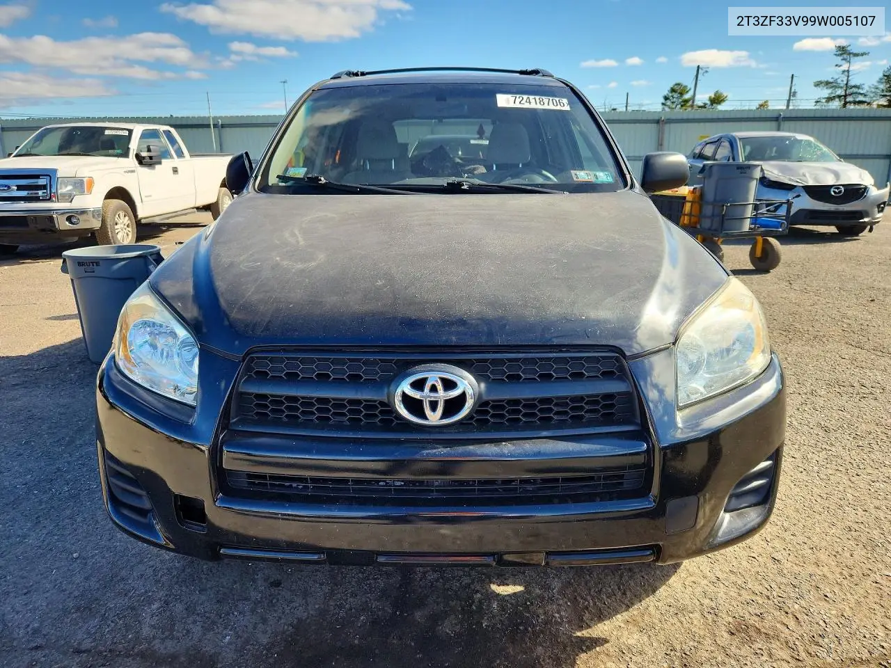 2009 TOYOTA RAV 4 VIN 2T3ZF33V99W005107 — фото 5