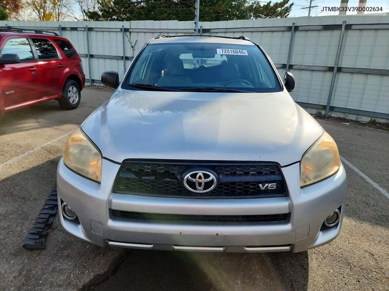 2009 TOYOTA RAV 4 VIN JTMBK33V39D002634 — фото 5