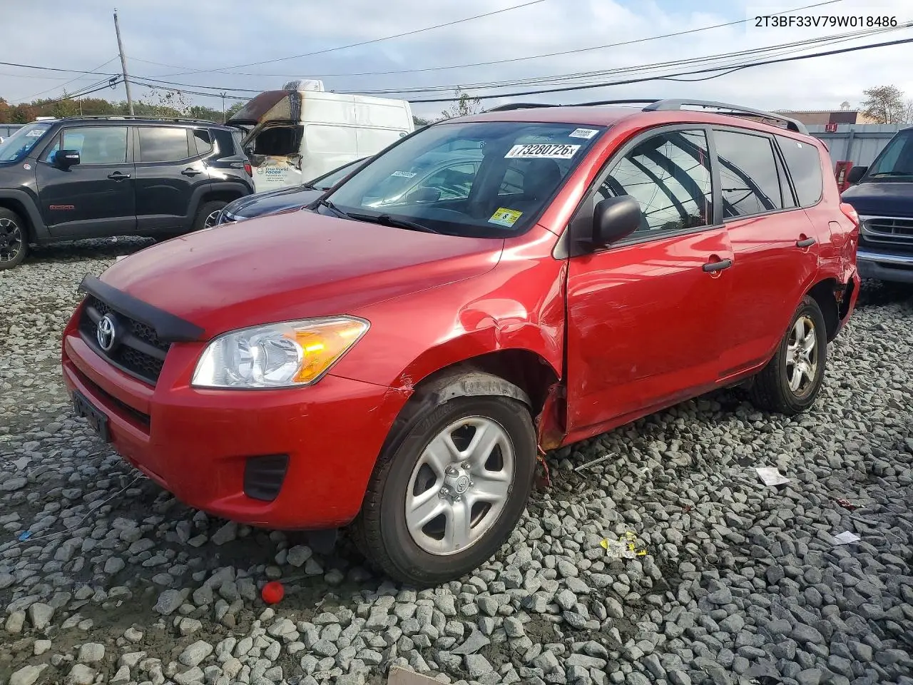 TOYOTA RAV 4 2009, VIN 2T3BF33V79W018486