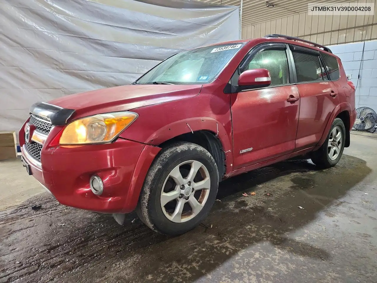 TOYOTA RAV 4 2009, VIN JTMBK31V39D004208