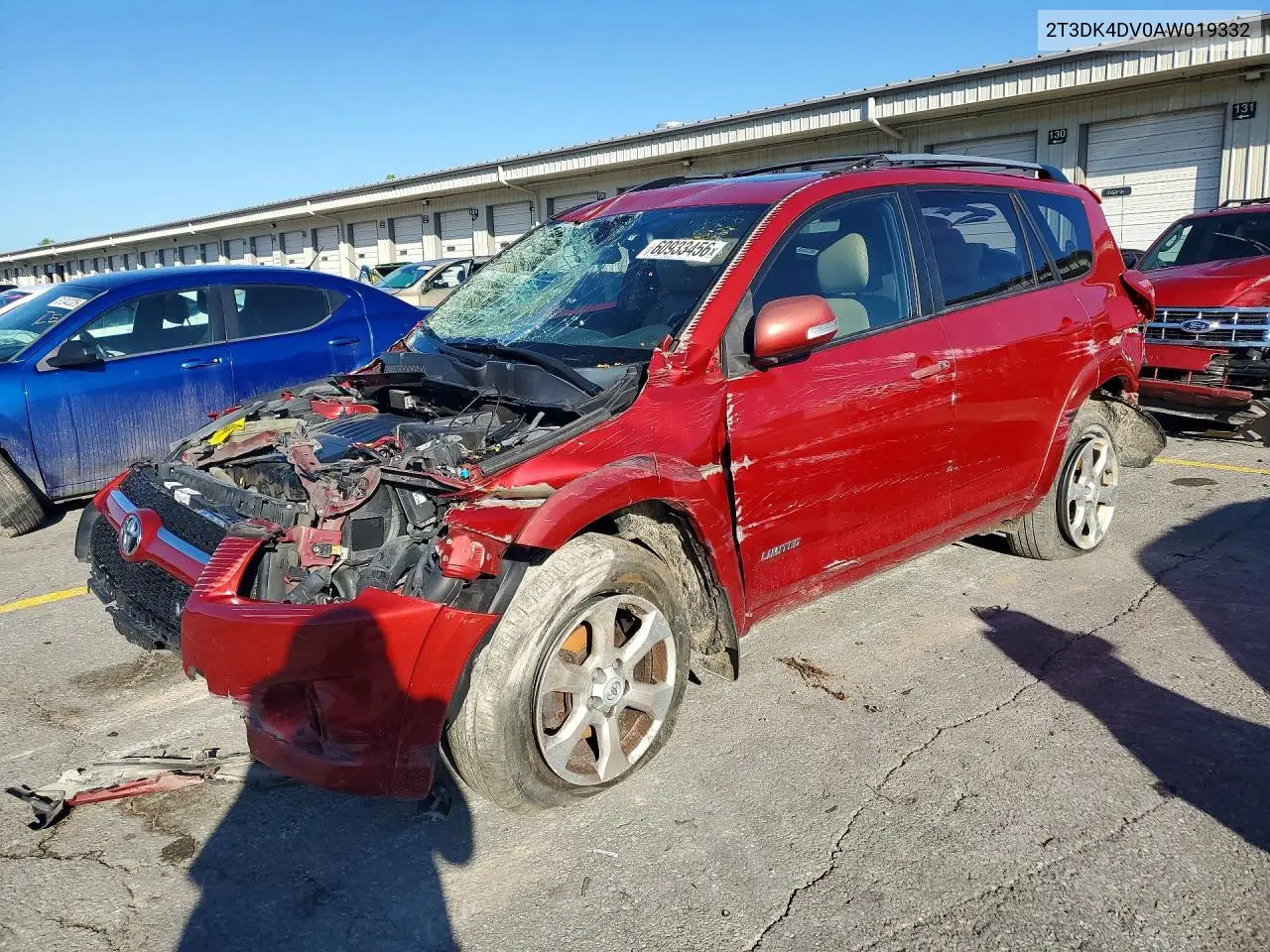 TOYOTA RAV 4 2010, VIN 2T3DK4DV0AW019332
