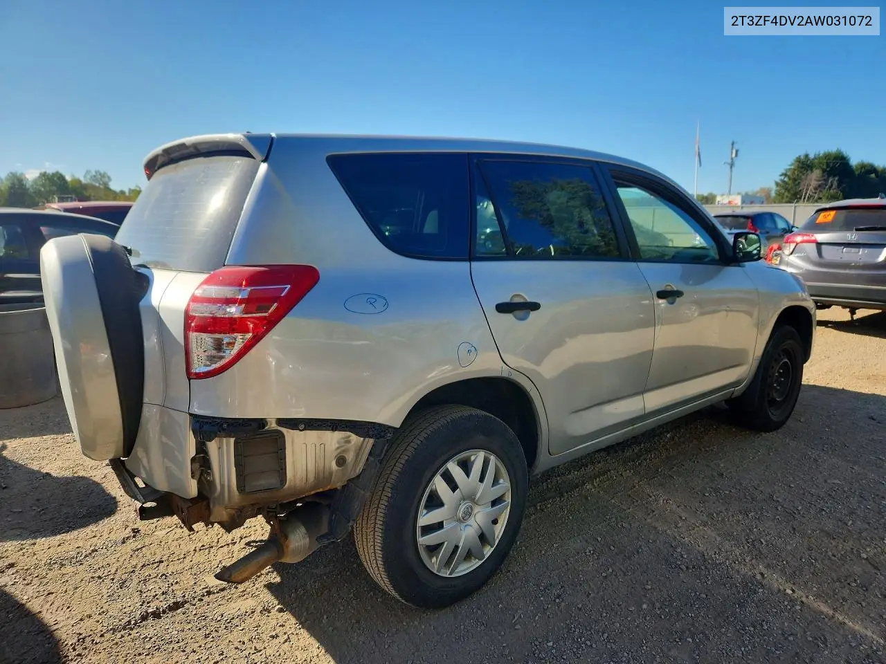2010 TOYOTA RAV 4 VIN 2T3ZF4DV2AW031072 — фото 3