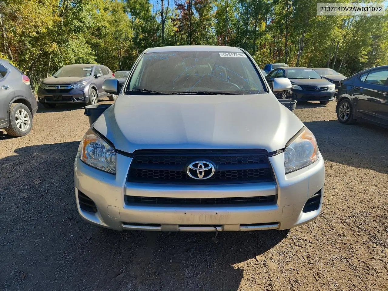 2010 TOYOTA RAV 4 VIN 2T3ZF4DV2AW031072 — фото 5