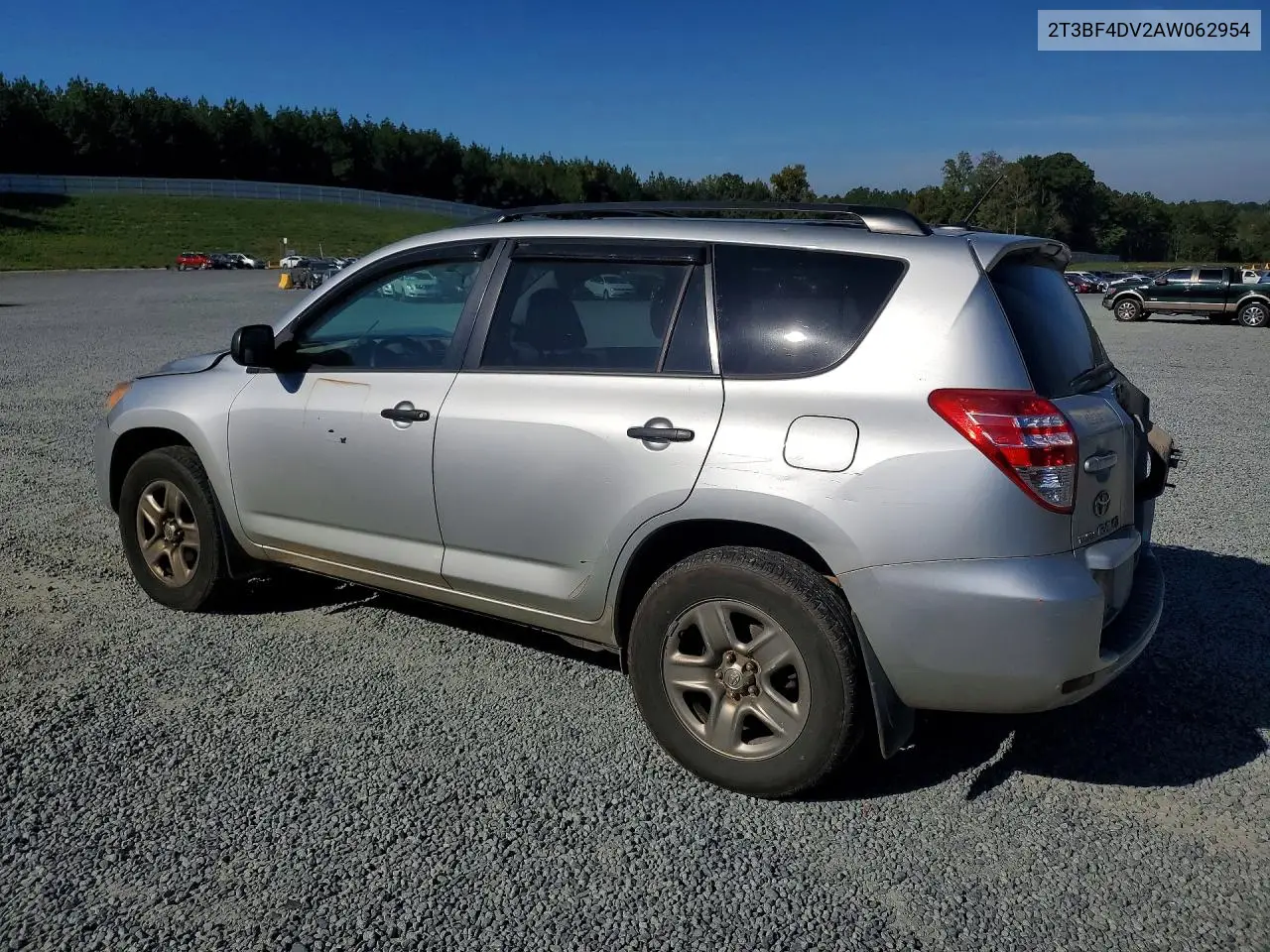 2010 TOYOTA RAV 4 VIN 2T3BF4DV2AW062954 — фото 2