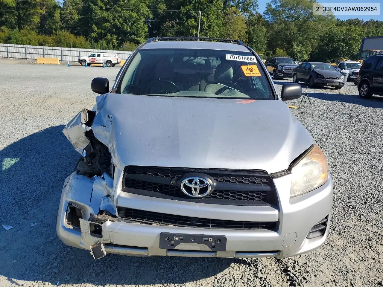 2010 TOYOTA RAV 4 VIN 2T3BF4DV2AW062954 — фото 5