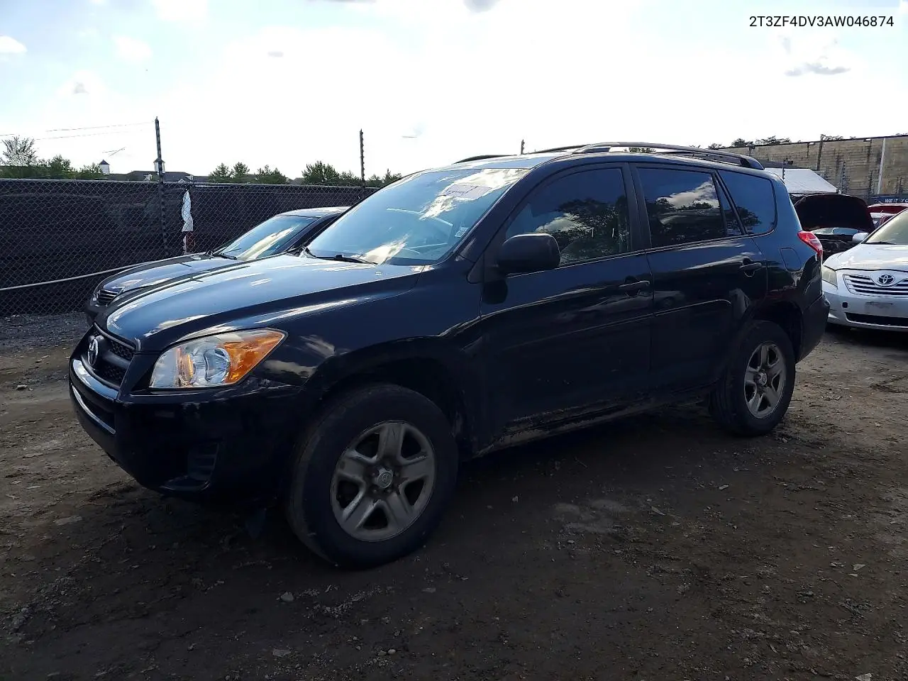 TOYOTA RAV 4 2010, VIN 2T3ZF4DV3AW046874