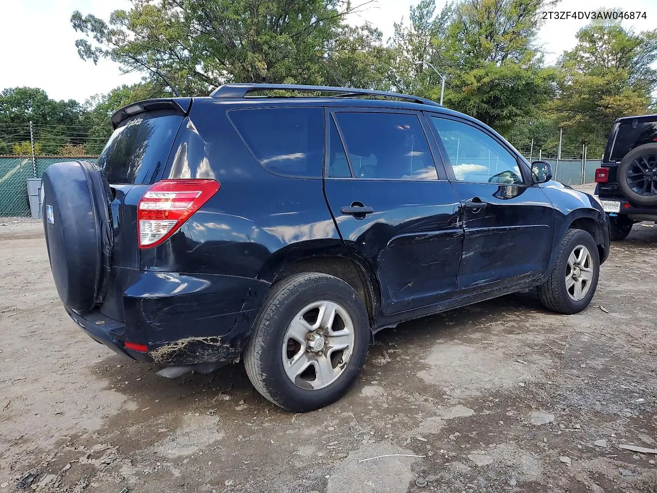2010 TOYOTA RAV 4 VIN 2T3ZF4DV3AW046874 — фото 3