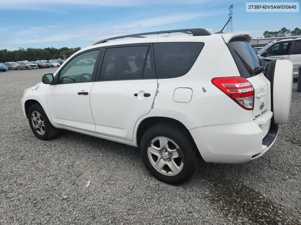 2010 TOYOTA RAV 4 VIN 2T3BF4DV5AW030645 — фото 2