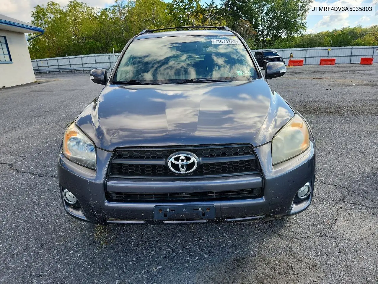2010 TOYOTA RAV 4 VIN JTMRF4DV3A5035803 — фото 5
