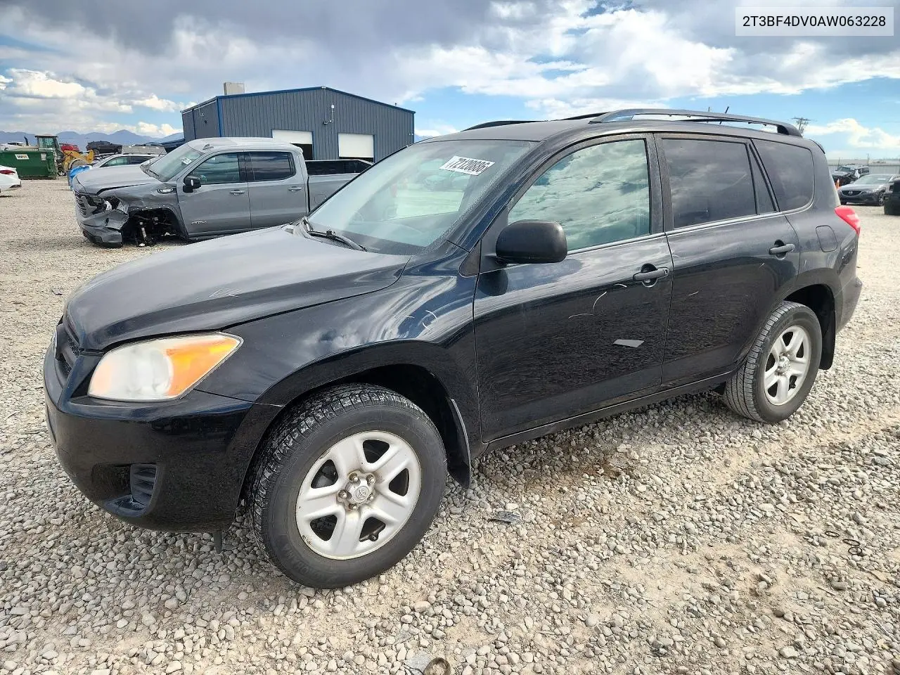 TOYOTA RAV 4 2010, VIN 2T3BF4DV0AW063228