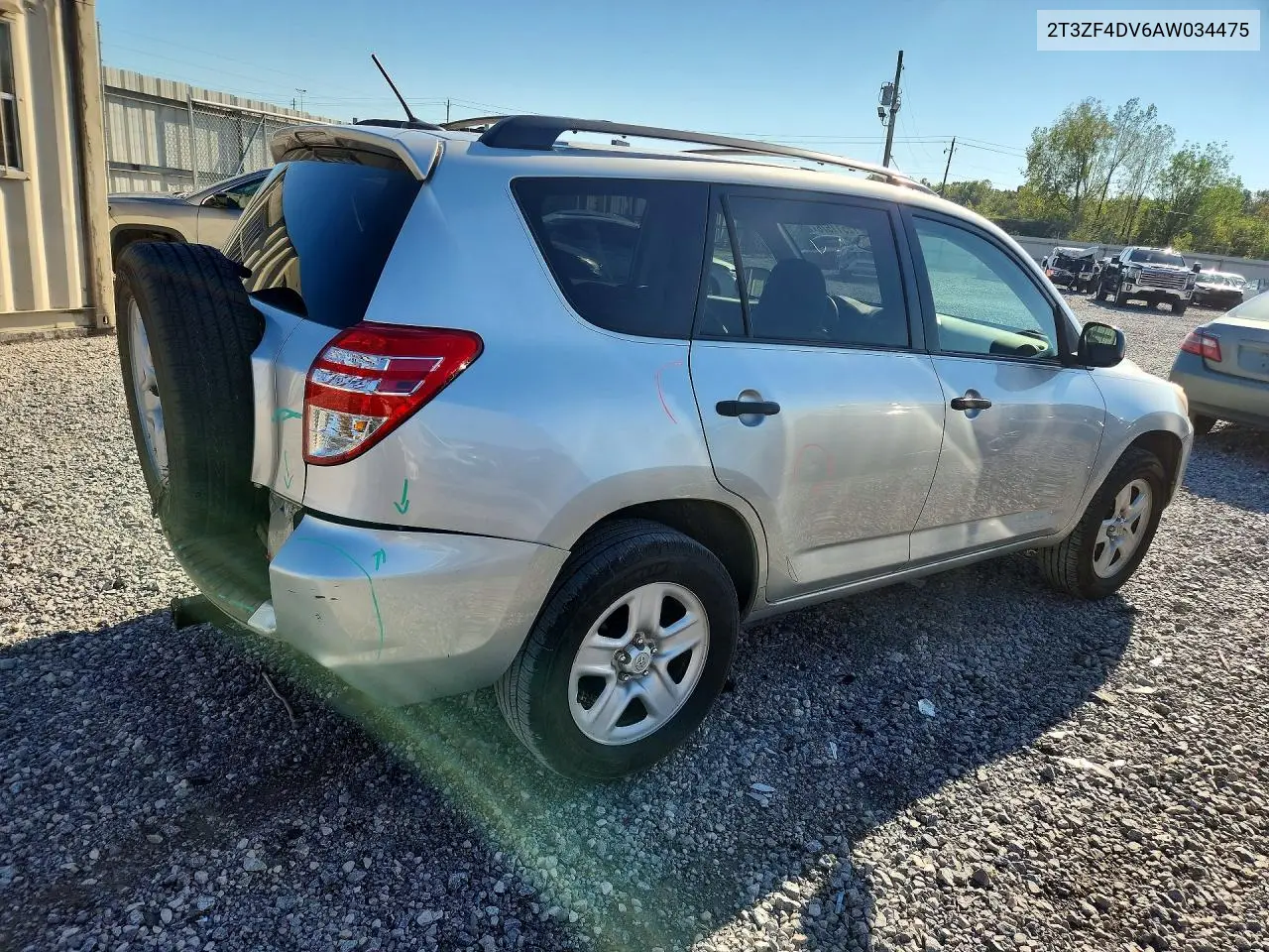 2010 TOYOTA RAV 4 VIN 2T3ZF4DV6AW034475 — фото 3