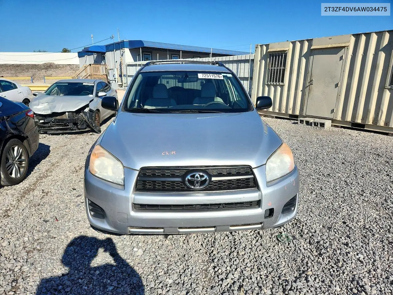 2010 TOYOTA RAV 4 VIN 2T3ZF4DV6AW034475 — фото 5