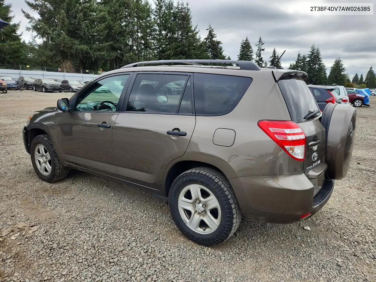 2010 TOYOTA RAV 4 VIN 2T3BF4DV7AW026385 — фото 2