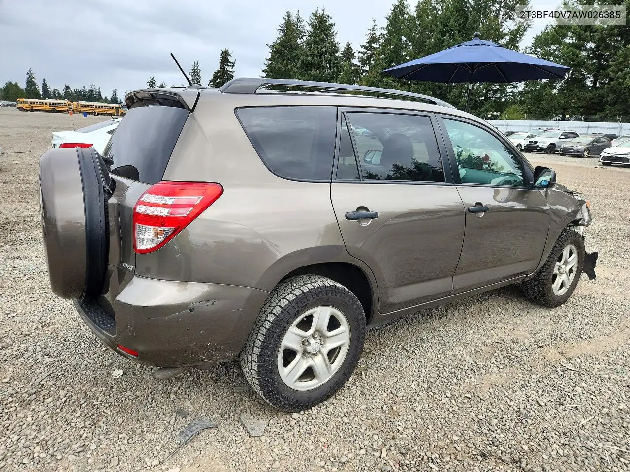 2010 TOYOTA RAV 4 VIN 2T3BF4DV7AW026385 — фото 3