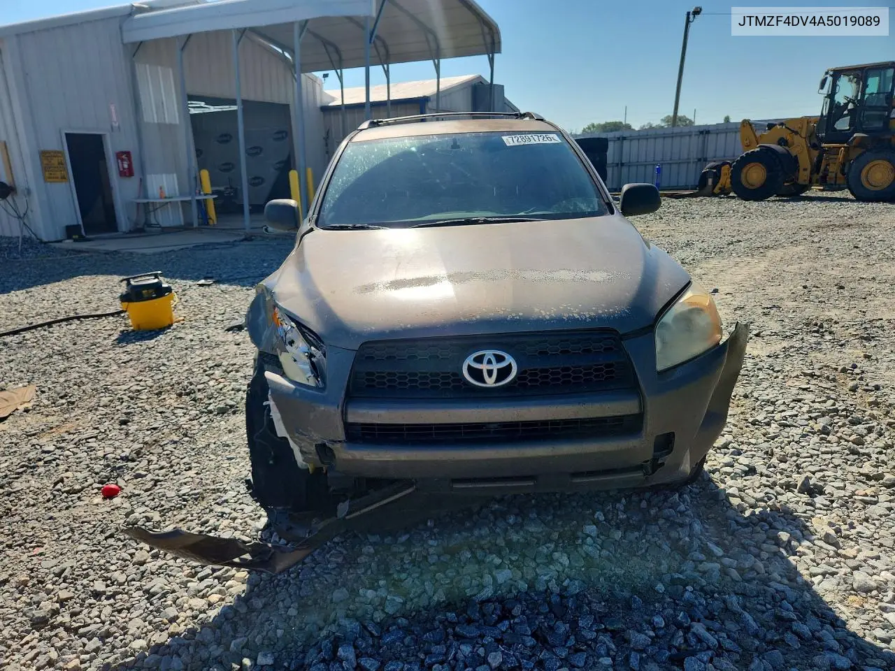 2010 TOYOTA RAV 4 VIN JTMZF4DV4A5019089 — фото 5