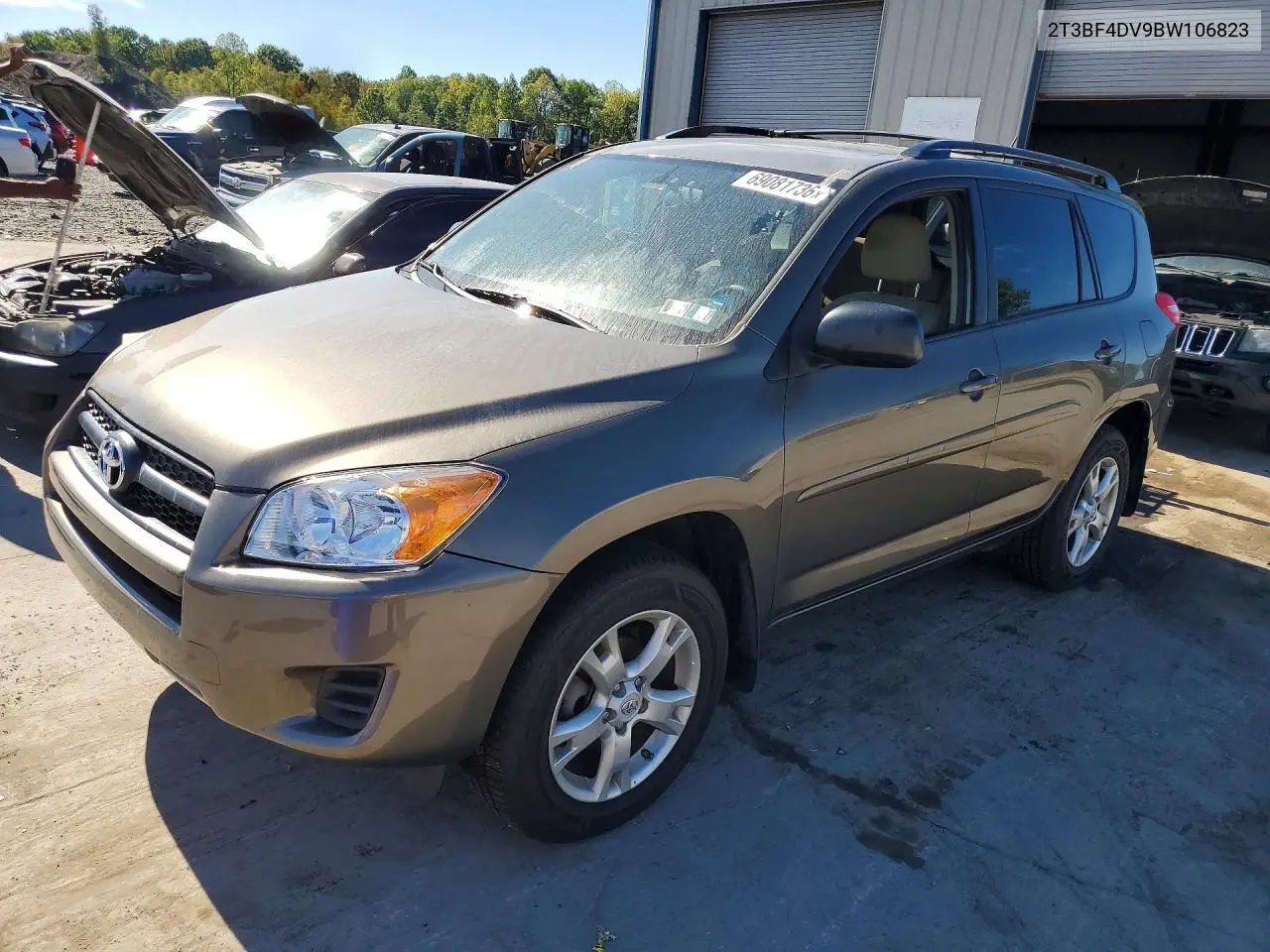 TOYOTA RAV 4 2011, VIN 2T3BF4DV9BW106823