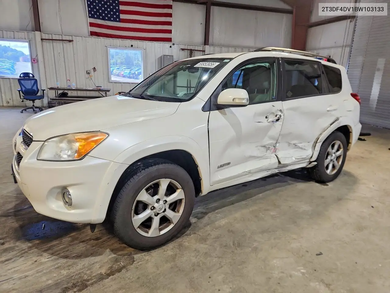 TOYOTA RAV 4 2011, VIN 2T3DF4DV1BW103133