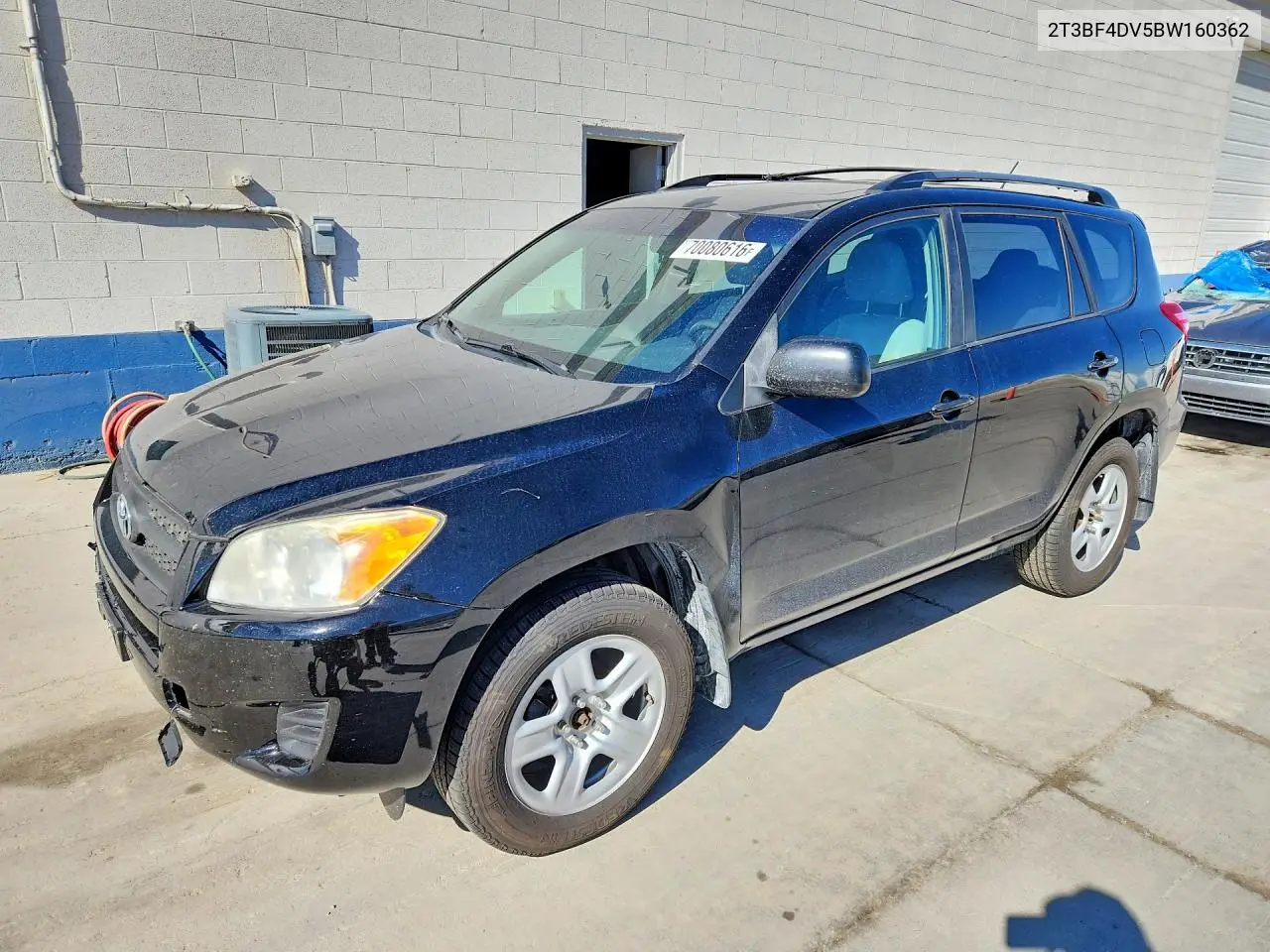TOYOTA RAV 4 2011, VIN 2T3BF4DV5BW160362