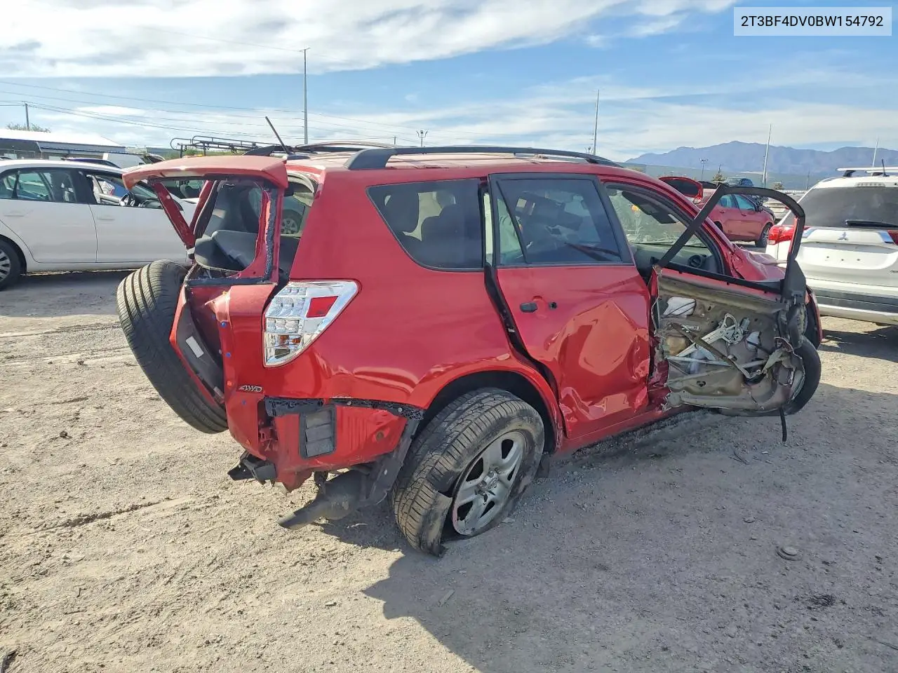 2011 TOYOTA RAV 4 VIN 2T3BF4DV0BW154792 — фото 3