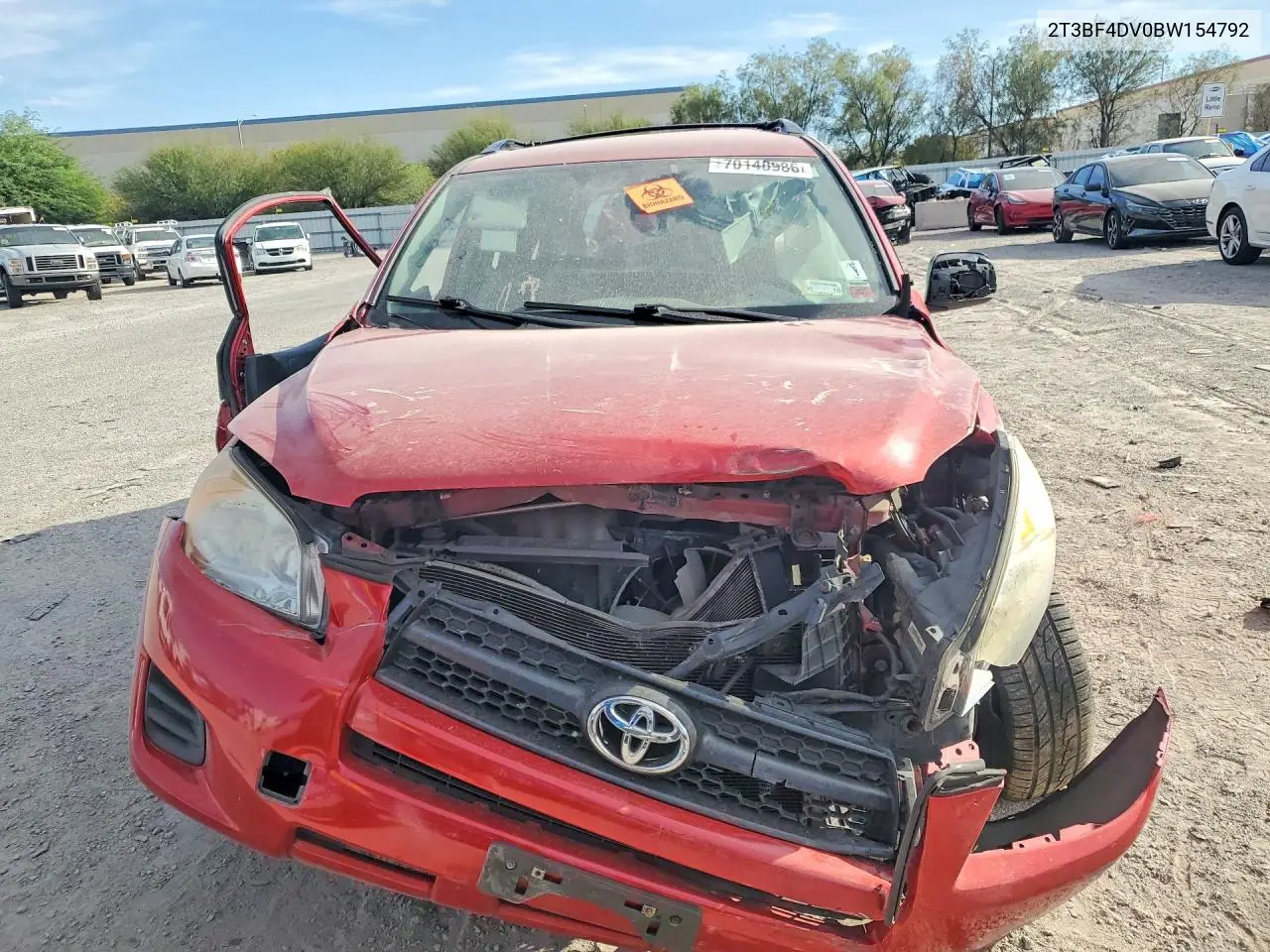 2011 TOYOTA RAV 4 VIN 2T3BF4DV0BW154792 — фото 5