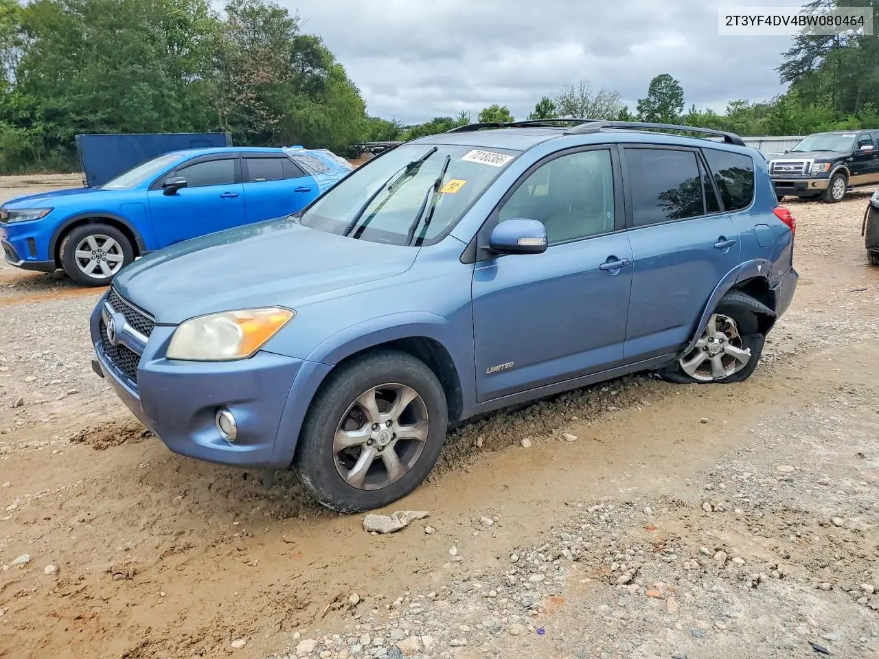 TOYOTA RAV 4 2011, VIN 2T3YF4DV4BW080464