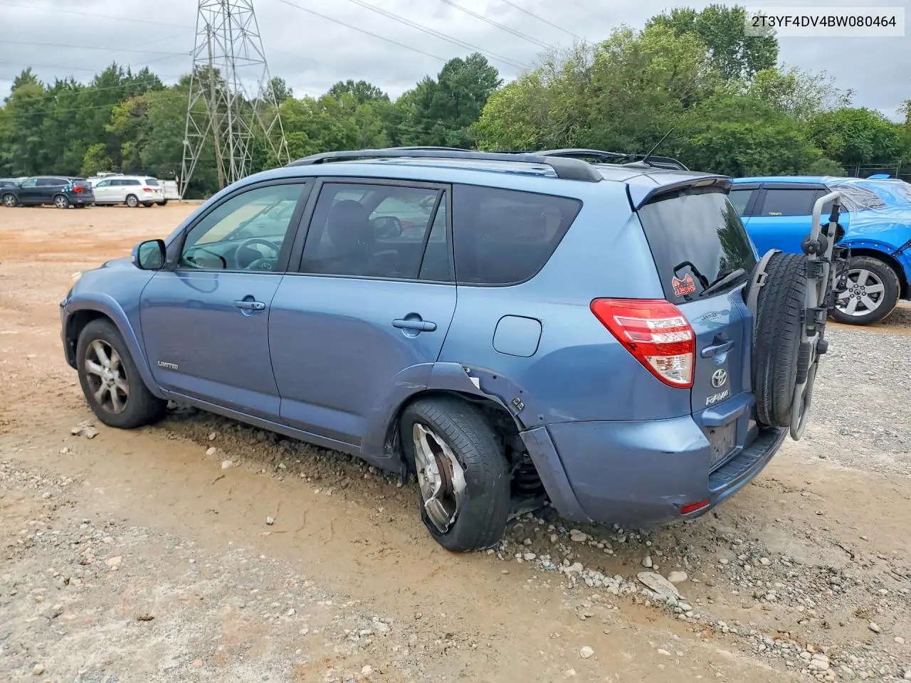 2011 TOYOTA RAV 4 VIN 2T3YF4DV4BW080464 — фото 2