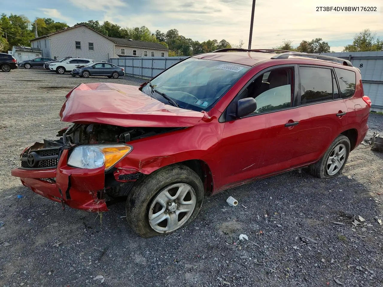 TOYOTA RAV 4 2011, VIN 2T3BF4DV8BW176202