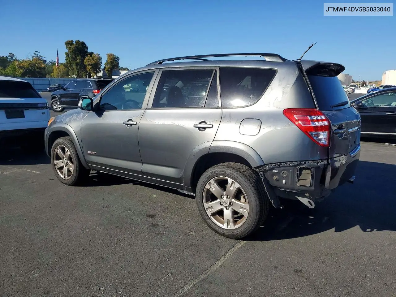 2011 TOYOTA RAV 4 VIN JTMWF4DV5B5033040 — фото 2