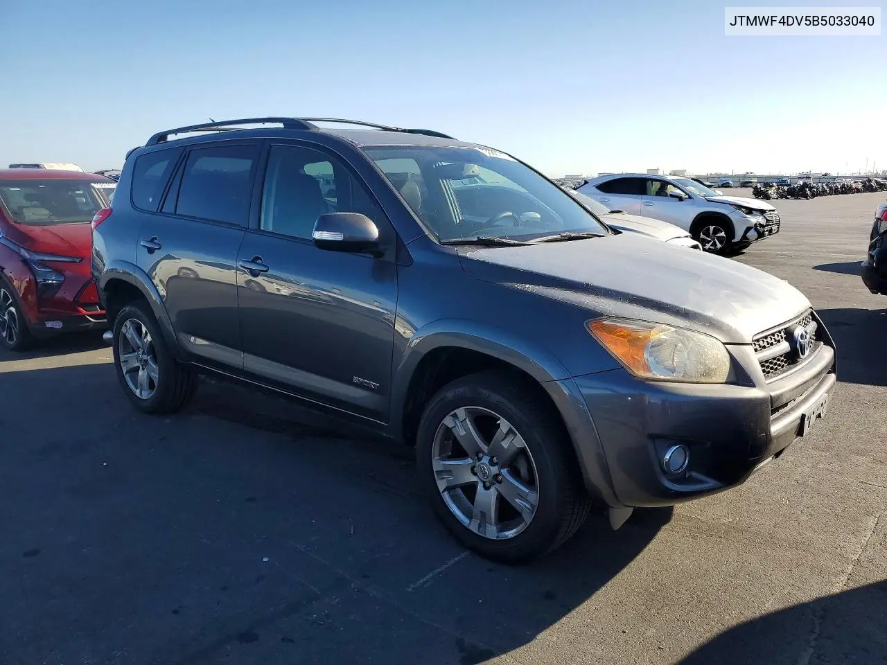 2011 TOYOTA RAV 4 VIN JTMWF4DV5B5033040 — фото 4