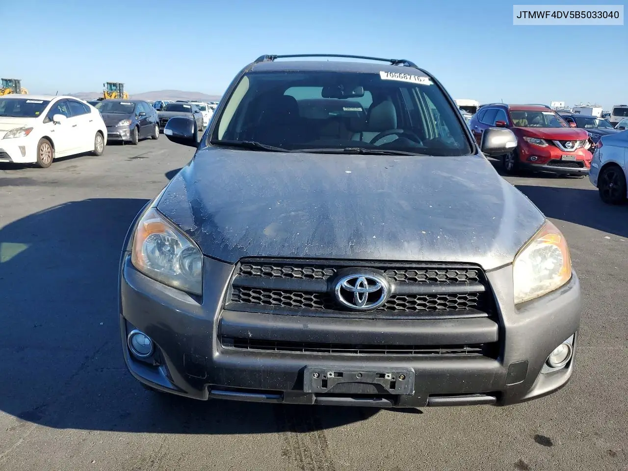 2011 TOYOTA RAV 4 VIN JTMWF4DV5B5033040 — фото 5