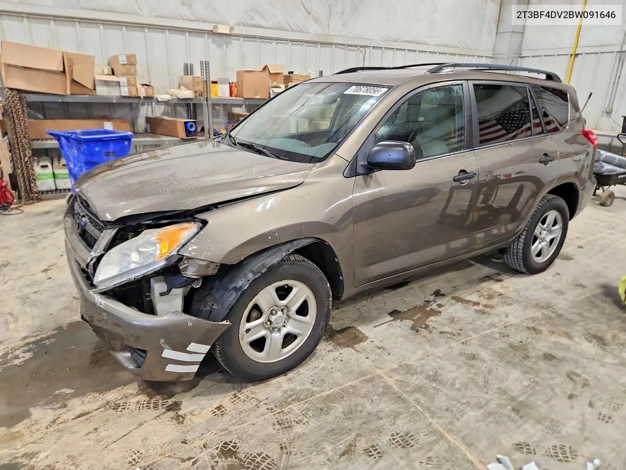TOYOTA RAV 4 2011, VIN 2T3BF4DV2BW091646