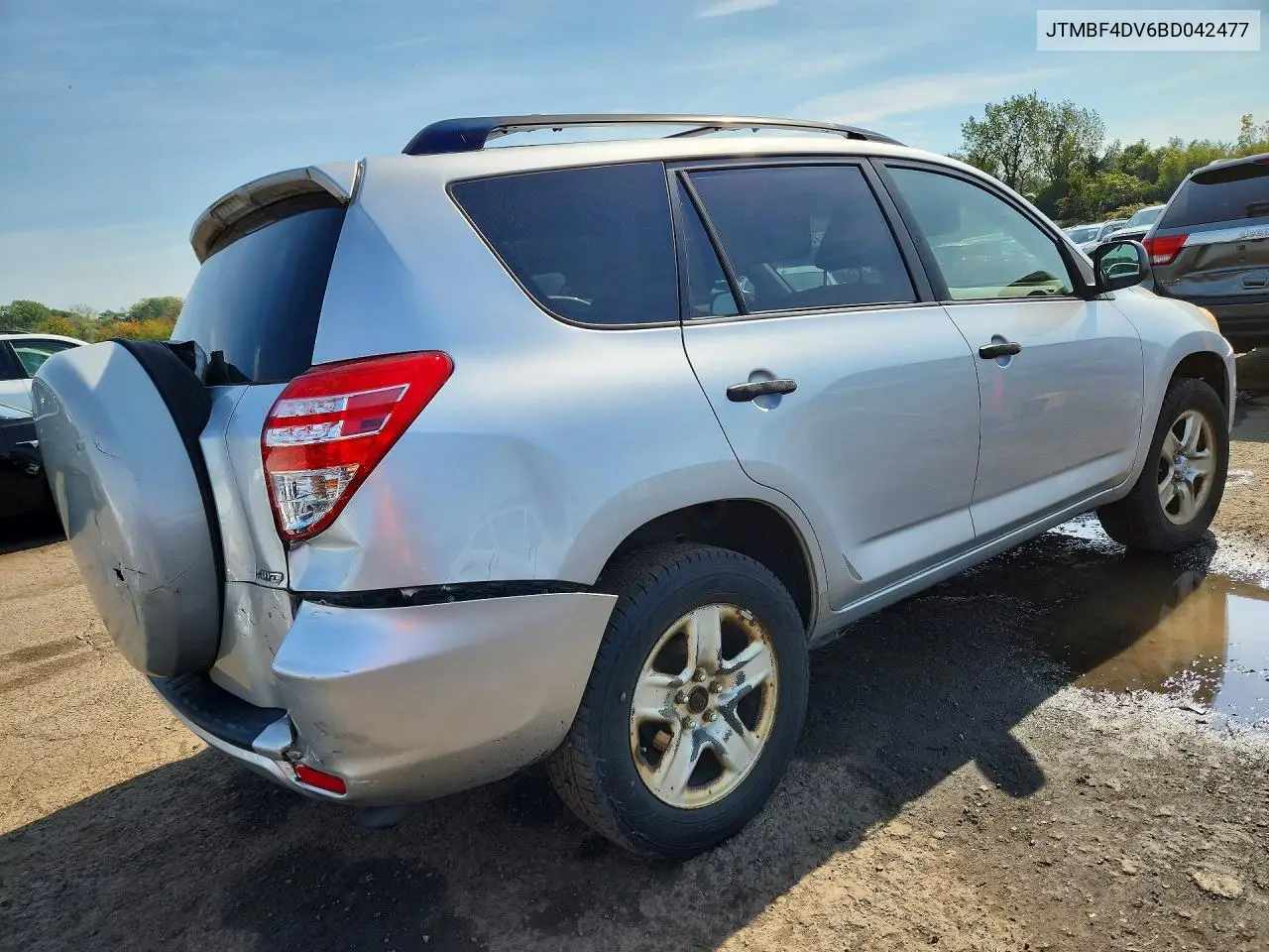 2011 TOYOTA RAV 4 VIN JTMBF4DV6BD042477 — фото 3